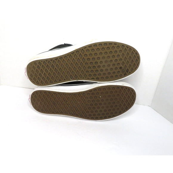 Vans Old Skool SK8-Hi Men's Black White Canvas Shoes Mid Top Sneakers - Size 7.5 - Picture 8 of 9